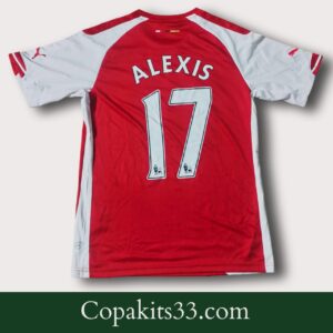 Alexis Sánchez Arsenal 2014/15 home kit – first season, one-of-one jersey by Copa Kits