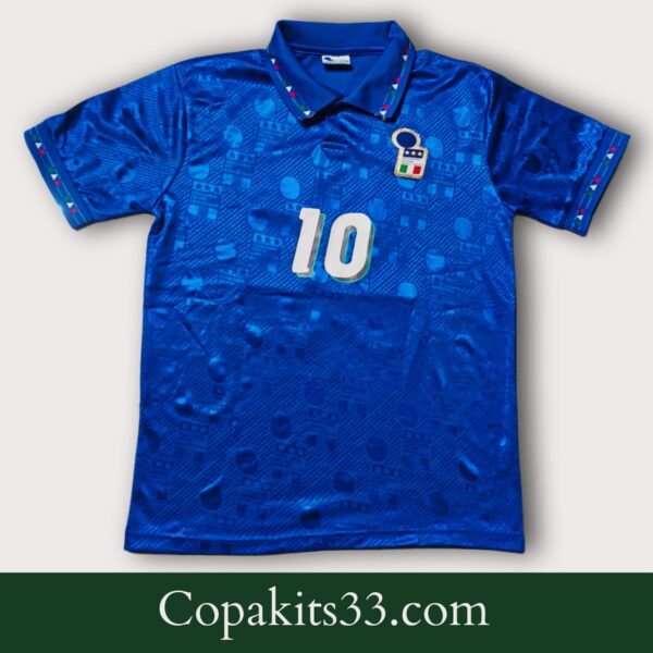 Roberto Baggio 1994 Italy World Cup jersey – original vintage kit from Florence, one-of-a-kind collectible by Copa Kits